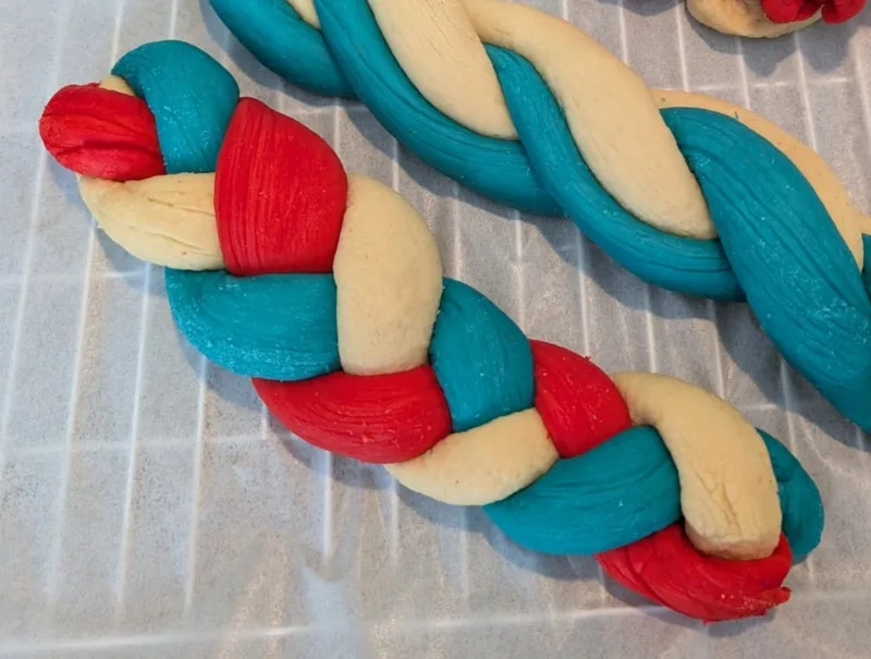 A classic three-strand challah